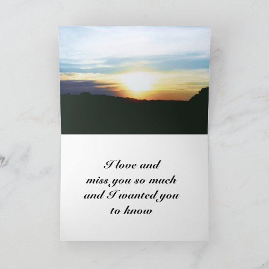 私は愛し恋しく思てあなたのカード カード (内部)