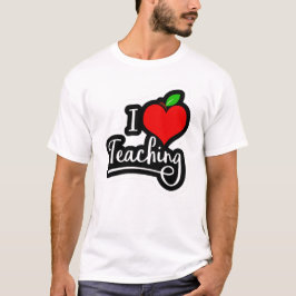 私は愛し教えている Tシャツ