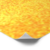 私は愛し書ている、ビーチの砂の中のハート ポスター (角)