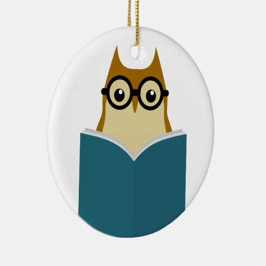 私は愛し読ている セラミックオーナメント (右)