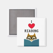 私は愛し読ている マグネット (正面/裏面)