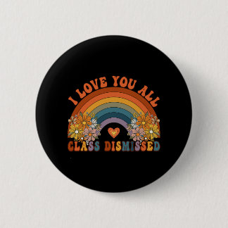私は愛するすべてのCl解雇先生Groovy Rainbow 缶バッジ
