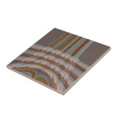 私は愛するエッフェルタワーパリラブブルースカイコロ タイル (側面)