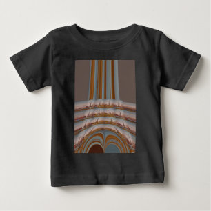 私は愛するエッフェルタワーパリラブブルースカイコロ ベビーTシャツ