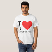 私は愛するオクトーバーフェスト Tシャツ (正面フル)