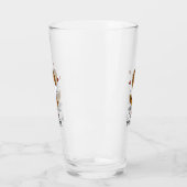 私は愛するシェットランド・ シープドッグ(sable 2)シェトランドシェプドッグズカワイイ タンブラーグラス (左)