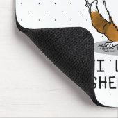 私は愛するシェットランド・ シープドッグ(sable 2)シェトランドシェプドッグズカワイイ マウスパッド (コーナー)