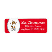 私は愛するシェットランド・ シープドッグ(sable 2)シェトランドシェプドッグズカワイイ ラベル (正面)