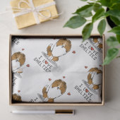 私は愛するシェットランド・ シープドッグ(sable 2)シェトランドシェプドッグズカワイイ 薄葉紙 (ギフト)