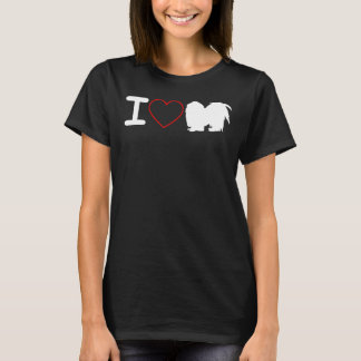 私は愛するシーズー(犬)Tzu犬私はハート Tシャツ