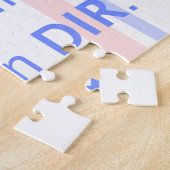 私は愛するドイツの引用文についてブルースカイ雲 ジグソーパズル (側面)