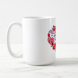 私は愛するハッピーバレンタインデー コーヒーマグカップ