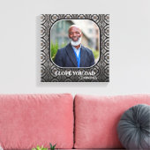 私は愛するパパ父の日おじいちゃん写真パーソナライズ キャンバスプリント (インサイチュ (リビング))