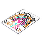 私は愛する皆さんのクラスは最後の日先生を却下 ノートブック (左側)