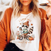 私は愛する秋ほとんどの全てのヴィンテージラクーン Tシャツ