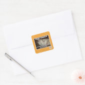 私は愛する！お恋しく思前！ スクエアシール (封筒)