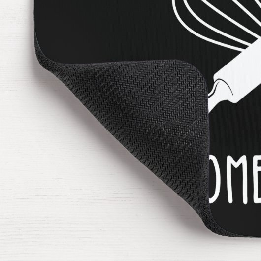 私は愛と一緒に焼く（そしていくつかの汗） マウスパッド (コーナー)