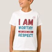 私は愛と尊敬に値する Tシャツ (正面)