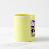 "私は愛のためにマグ"広告しなければなりませんでした! ツートーンマグカップ (中央)