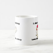 私は愛のロスターを自由に、コーヒーマグ コーヒーマグカップ (中央)