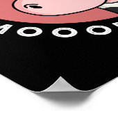 私は愛の牛のプンダークおもしろいBGの候補に出ている ポスター (角)