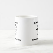 私は愛の蝶を自由に、コーヒーマグ コーヒーマグカップ (中央)