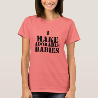私は愛らしいベビーをする Tシャツ