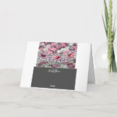 私は愛らしいモノグラムを持つ私の甘いバレンタインを愛している カード (裏面)