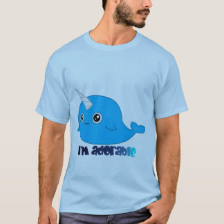 私は愛らしいNarwhalの人のティーです Tシャツ