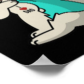 私は愛パパタトゥーシーズー(犬)Tzu父犬 ポスター (角)