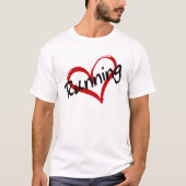 私は愛ランニングする Tシャツ (正面)