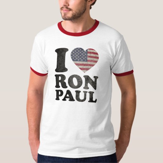 私は愛国心が強いロン・ポールを愛します Tシャツ (正面)