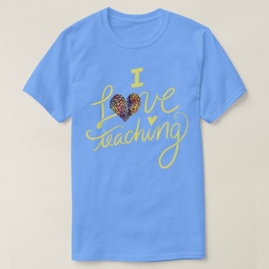 私は愛教えする Tシャツ (デザイン正面)