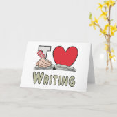 私は愛書する カード (黄色い花)