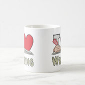 私は愛書する コーヒーマグカップ (中央)