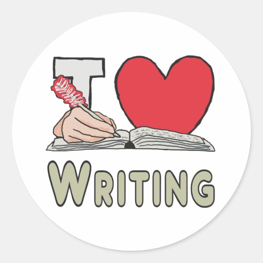 私は愛書する ラウンドシール (正面)