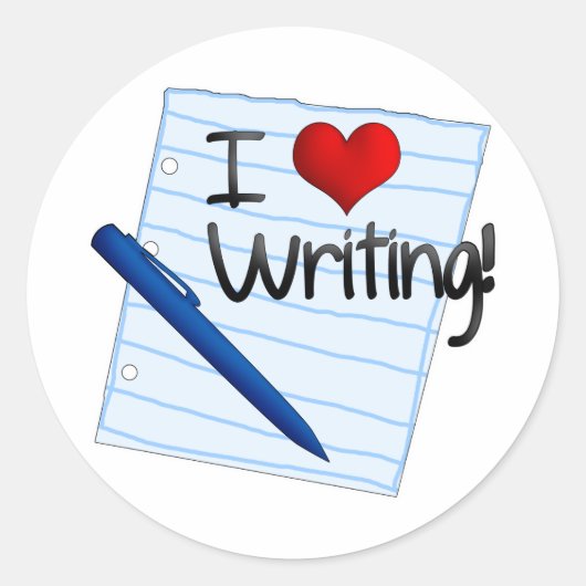 私は愛書する ラウンドシール (正面)