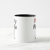 私は愛犬プードル マグカップ (中央)