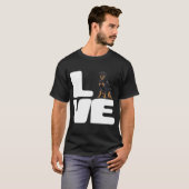私は愛犬ロットワイラー Tシャツ (正面フル)