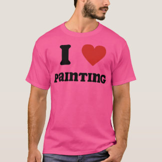私は愛絵画する Tシャツ