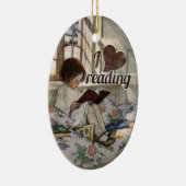 私は愛読する セラミックオーナメント (右)