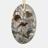 私は愛読する セラミックオーナメント (左)
