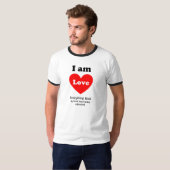 私は愛、私は光 Tシャツ (正面フル)