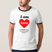 私は愛、私は光 Tシャツ