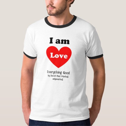 私は愛、私は光 Tシャツ (正面)