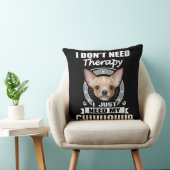 私は愛Chihuahua Dog私はChihuahuaが必要 クッション (椅子)