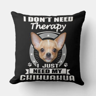 私は愛Chihuahua Dog私はChihuahuaが必要 クッション