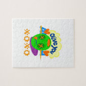 私は愛XOXOアフリカ美しい驚くべき文字引用文 ジグソーパズル (横)