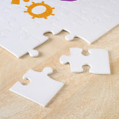 私は愛XOXOアフリカ美しい驚くべき文字引用文 ジグソーパズル (側面)