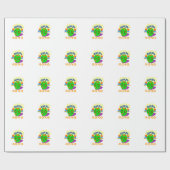 私は愛XOXOアフリカ美しい驚くべき文字引用文 ラッピングペーパー (フラット)